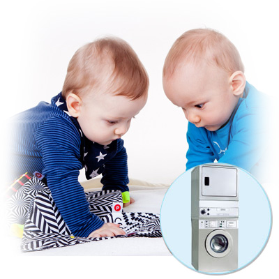 Machine a laver pour cr�ches, petite enfance, maternit�