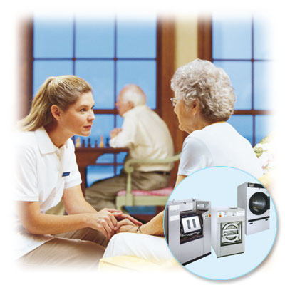 Machine a laver pour maisons de retraite, �tablissements de sant�