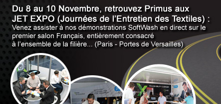 Du 8 au 10 Novembre, retrouvez Primus aux JET EXPO